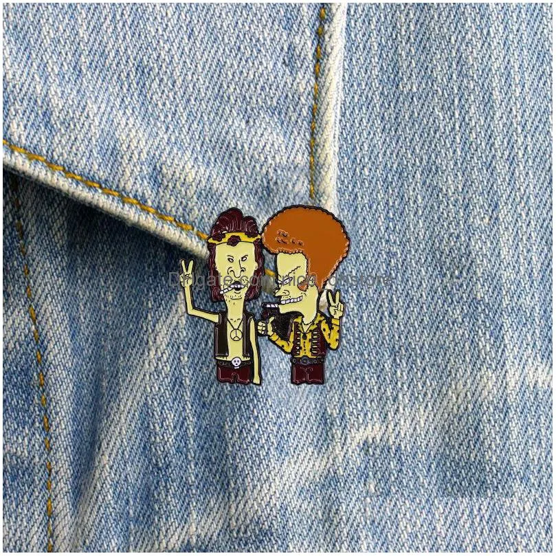 movie film quotes badge cute anime movies games hard enamel pins collect cartoon brooch backpack hat bag collar lapel badges s100064