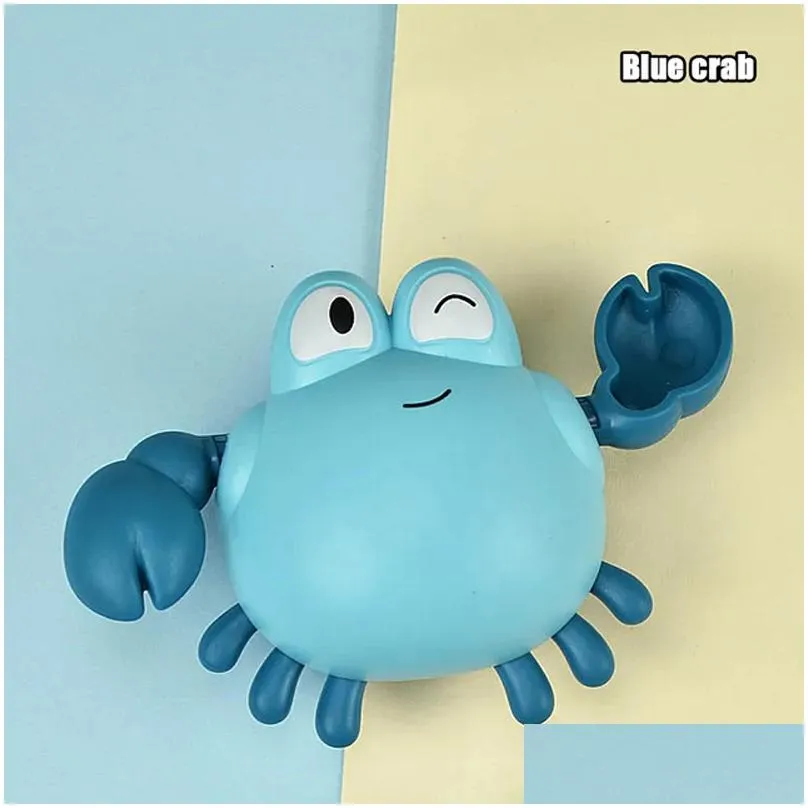 Bath Toys Baby Shower Toy Bathing Cute Swimming Turtle Whale Pool Beach Classic Chain Clock Water Toy Children`s Water Toy 230531