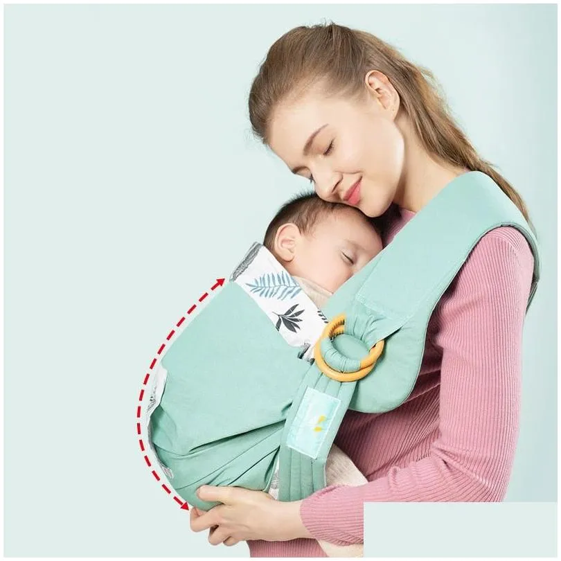 s Slings Backpacks Baby Wrap born Sling Dual Use Infant Nursing Cover Mesh Fabric Breastfeeding s Adjustable Kangaroo Bag 231101