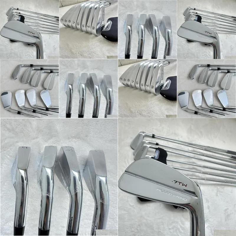 Irons Mens Golf Iron Club Set Clubs 3456789P Regar / Acier Rigide / Arbres En Graphite En