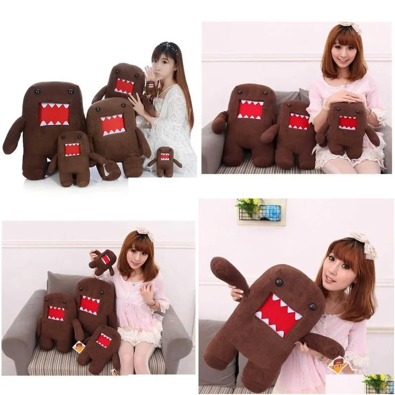 lovely domo kun plush toys 20cm 32cm 42cm cartoon plush stuffed doll toys baby child toys birthday gift q0727
