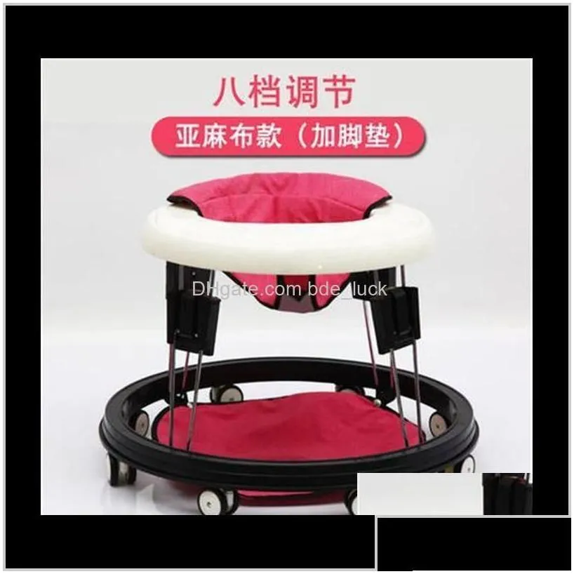 Safety Gear Baby Maternity Multifunction Foldingrollover Prevent Walkers Adjustable Baby Kids Toddler Trolley Sit ToStand