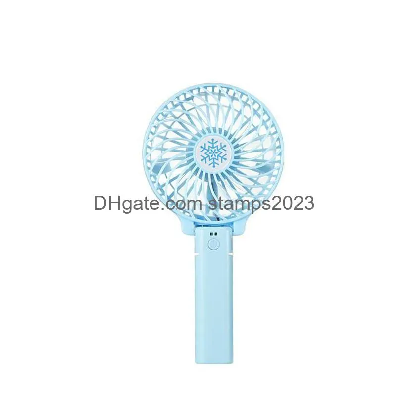 Other Festive & Party Supplies Portable Rechargeable Folding Fan Usb Charging Handheld Mini Removable Rotating Outdoor Pocket Fans Sum Dhcbf