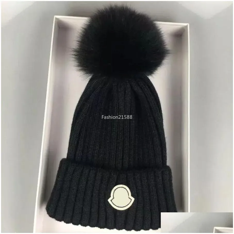 Beanie Hat Triangel Cappelli Cap and Icon for Man Mens Designer Womens Knit Woman Designer Winter Knitted Beanie Woolen Hat Women