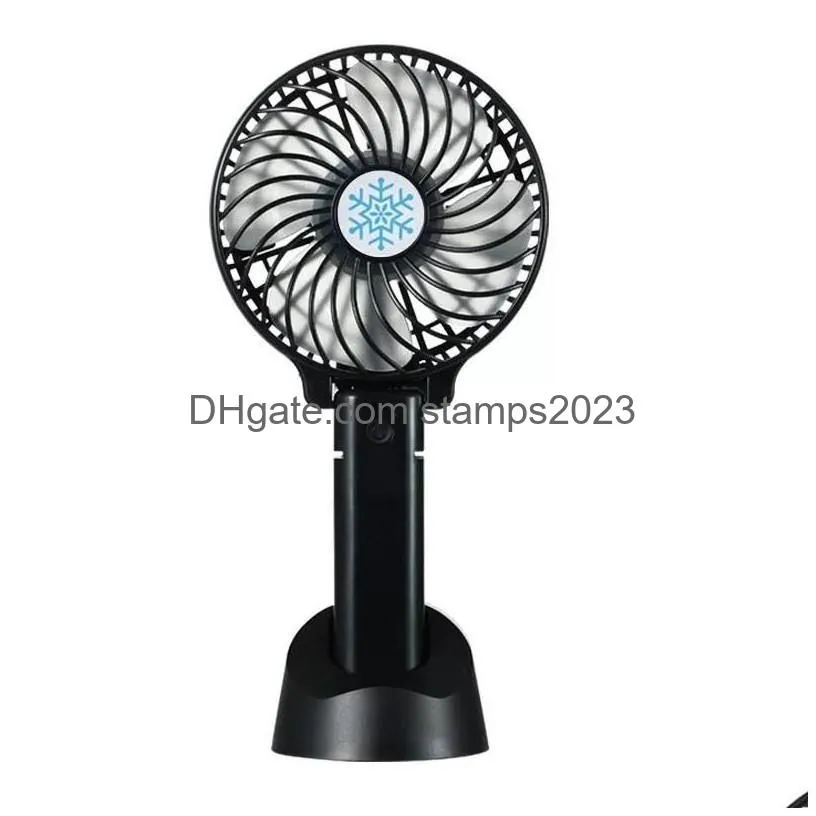 Other Festive & Party Supplies Portable Rechargeable Folding Fan Usb Charging Handheld Mini Removable Rotating Outdoor Pocket Fans Sum Dhcbf