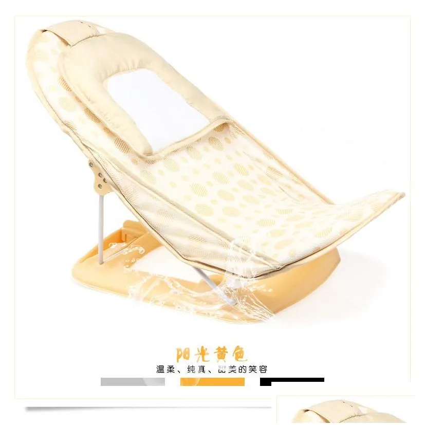 Foldable Baby bath tub/bed/pad Portable baby bath chair/shelf shower nets newborn seat infant bathtub support