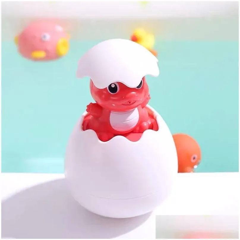 Baby Swimming Bathroom Bathing Shower Toy Children`s Penguin Egg Water Spray Sprinkler Sprinkling Clockwork Toys 1110