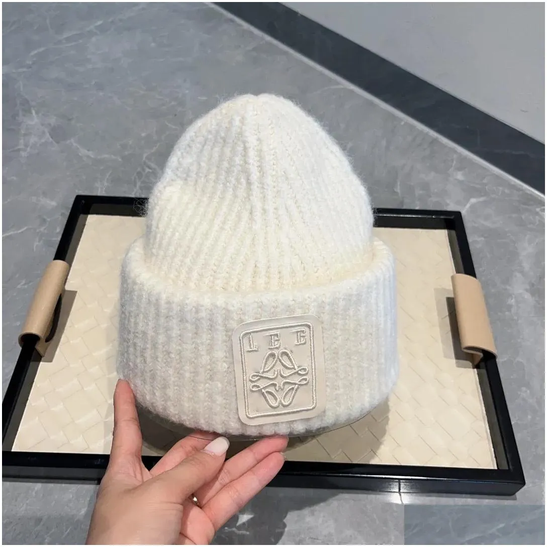 Beanie S Designers Hat Men Women Double Layer Bonnet Fashion Cap Everyday Casual Versatile Eye Catching Classic Black and White