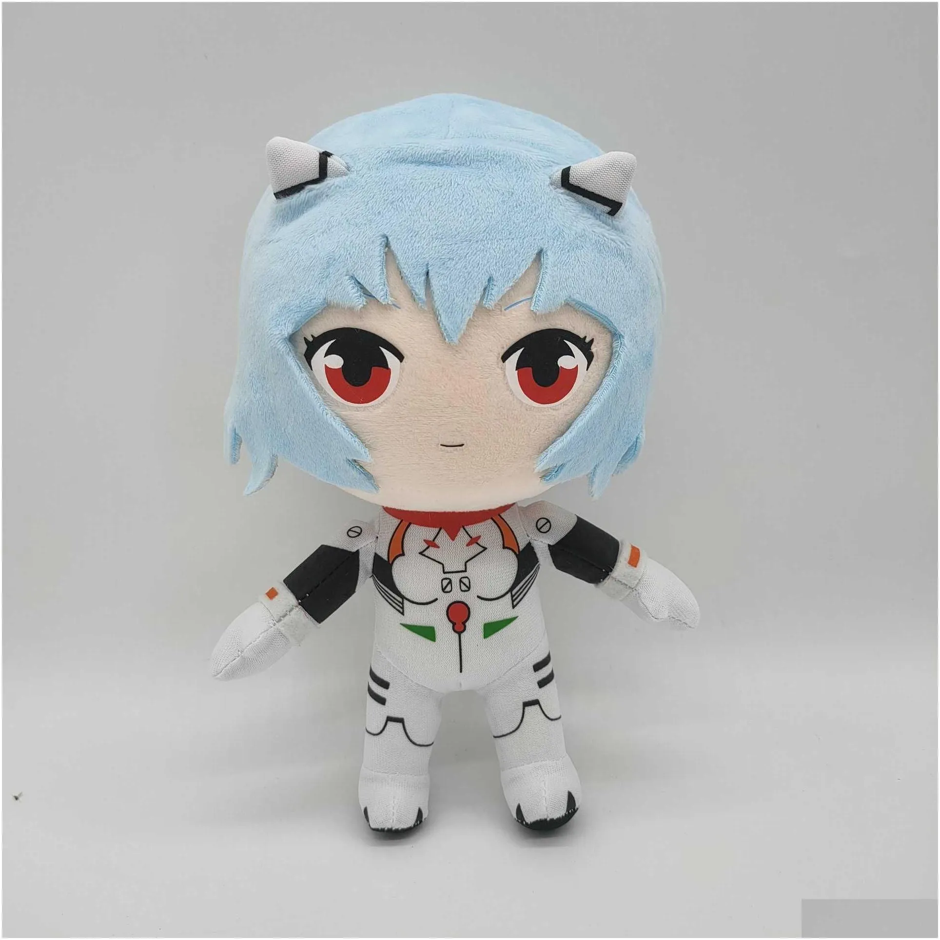 2021 rei plush toys doll kawaii rei plush anime stuffed plush toys christmas birthday gift for kids gift toys q0727