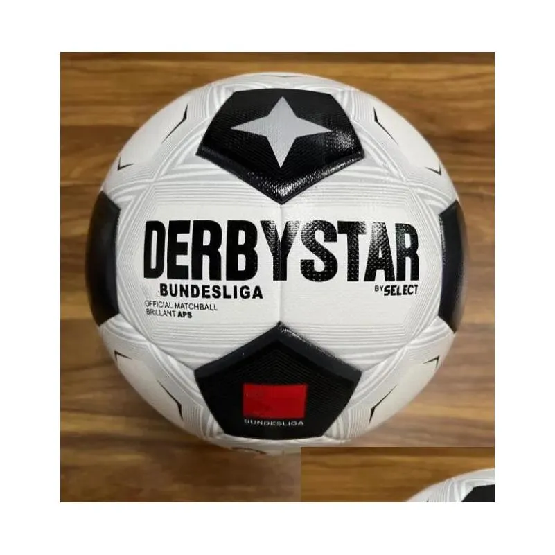 New Serie A 23 24 Bundesliga League match soccer balls 2023 2024 Derbystar Merlin ACC football Particle skid resistance game training Ball size