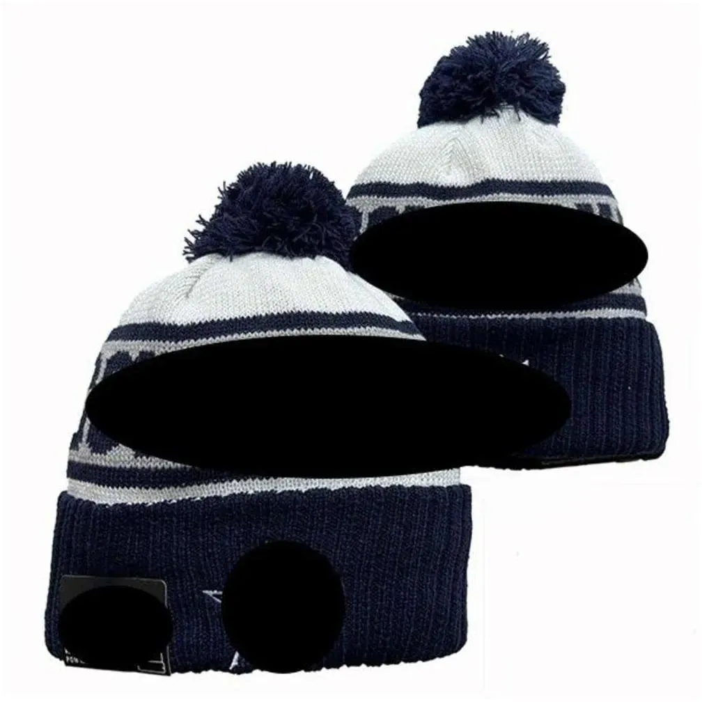 Dallas``cowboys``bobble Hats Baseball Ball Caps 2023-24 Fashion Designer Bucket Hat Chunky Knit Faux Pom Beanie`` Christmas Hat