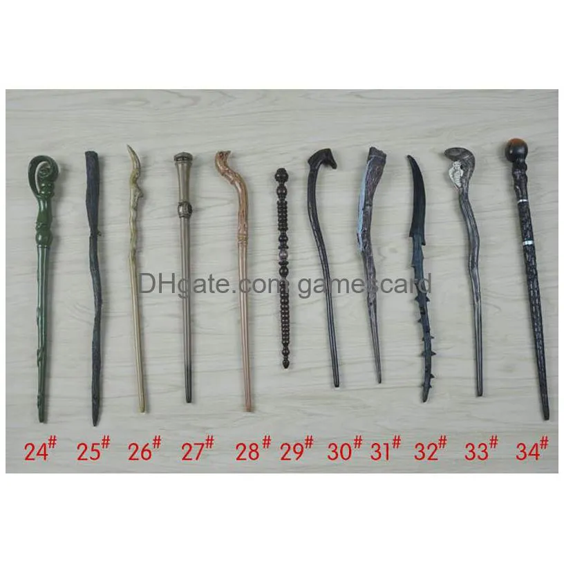 42 Styles Vintage Magic Wand Party Favor With Gift Box Xmas Halloween Cosplay Drop Delivery Dhwmn