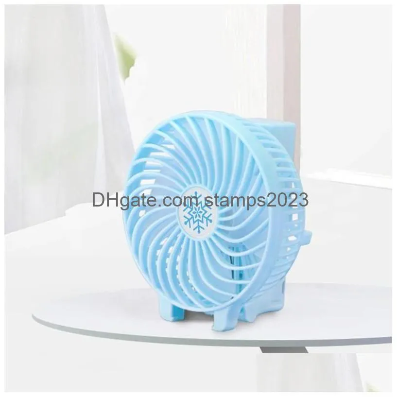 Other Festive & Party Supplies Portable Rechargeable Folding Fan Usb Charging Handheld Mini Removable Rotating Outdoor Pocket Fans Sum Dhcbf