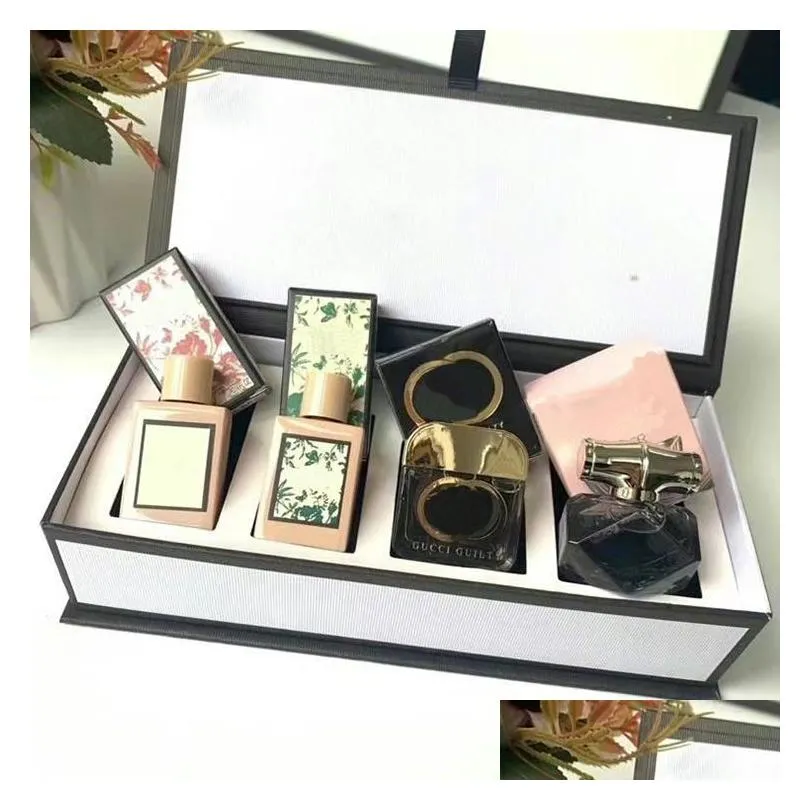 woman perfume set 5ml*4 pieces suit spray for gift oriental floral & fruity notes charming design and fast free delivery