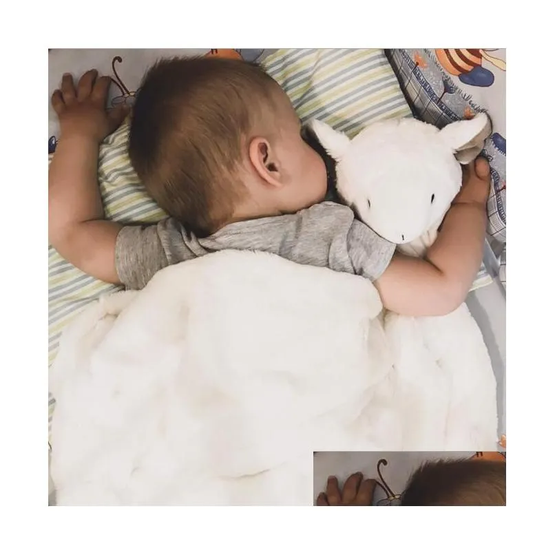 INS Baby Infant Crystal Velvet Swaddles Wraps Blankets Nursery Bedding Newbor Elephant Rabbit Sheep Bear Design Swaddle 76x76cm/400g