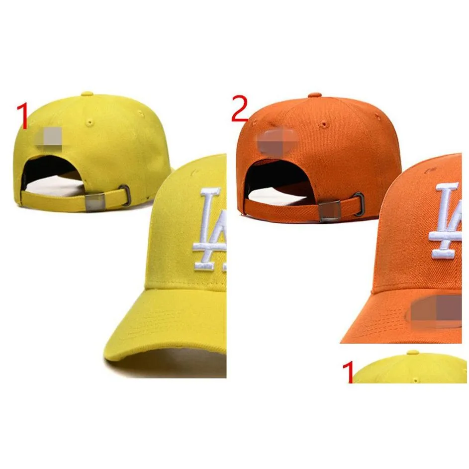 2023 Newest Mens Cap Hat Designer S La Baseball Hats Trucker for Men Women Round Active Letter Adjustable Peaked H5-5.23-9