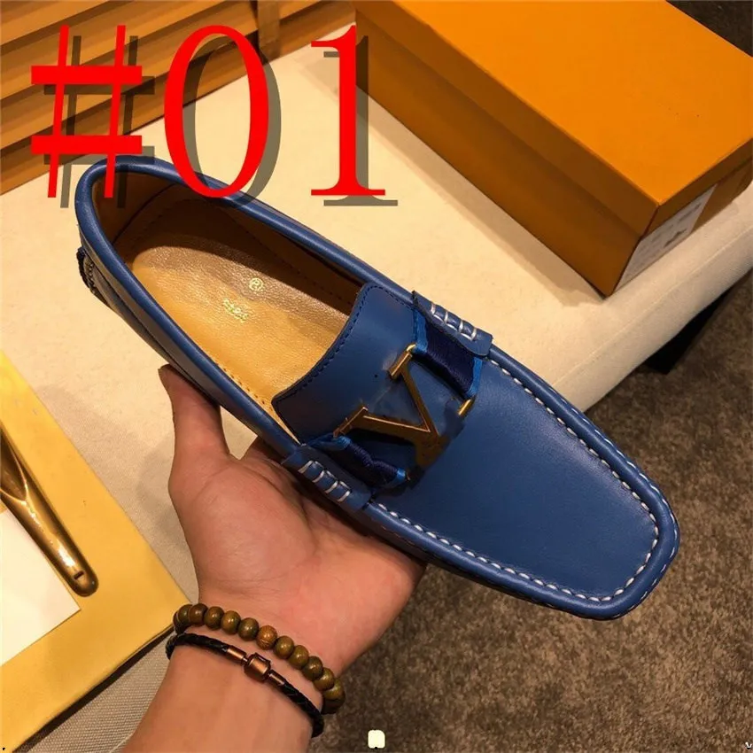 81MODEL High Quality Men Designer Loafers Shoes Blue Red Black Moccasins Soft Real Leather Formal Party Casual Wedding Slip on Italian Luxury Dress Shoes Size 38-47