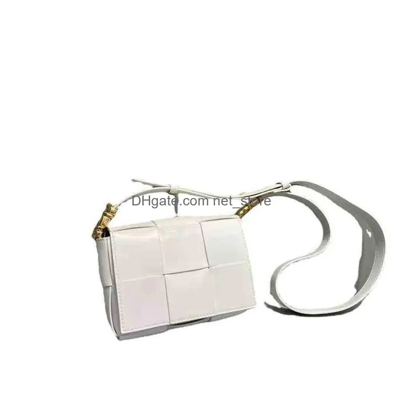 Other Bags Waist Messenger One Bag Versatile Venet Designer Leather Woven Shoder Square Chest Tofu K77A Drop Delivery Lage Accessorie Dhdan