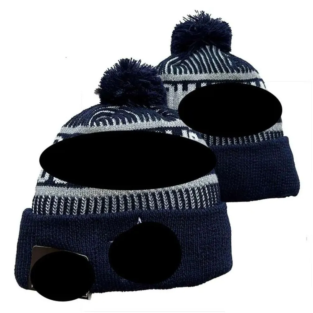 Dallas``cowboys``bobble Hats Baseball Ball Caps 2023-24 Fashion Designer Bucket Hat Chunky Knit Faux Pom Beanie`` Christmas Hat