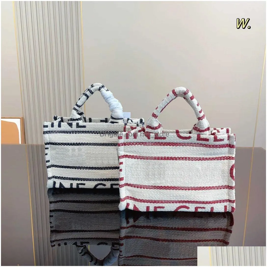 Other Bags Vintage Canvas Designer Women Luxurys Handbag Shoder Crossbody Purse Lady High-Capacity Shop Handbags 230524 Drop Deliver Dhfpm