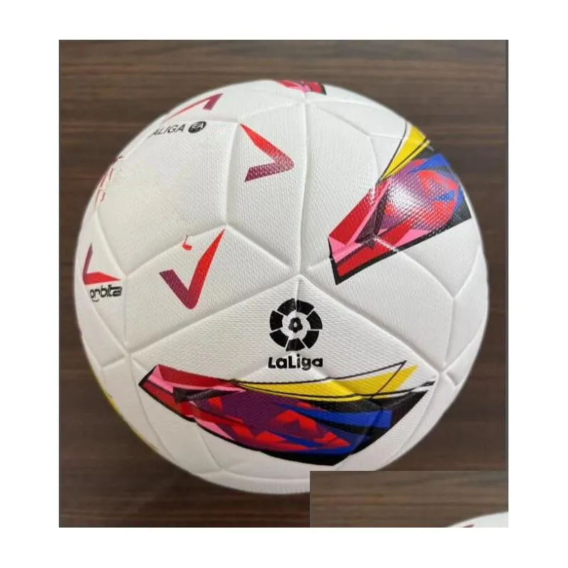 New La Liga league 2023 2024 soccer Ball Size 5 high-grade nice match liga premer 23 24 football Ship the balls without air