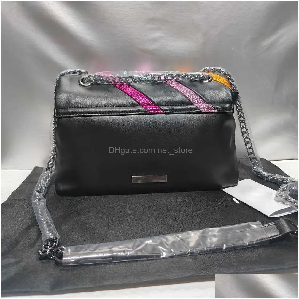 Other Bags Head  Shoder Bag Chain Women Color Contrast Stitching Crossbody Kurt Designer Handbags Tote Purse Drop Delivery Lage Dhpdz