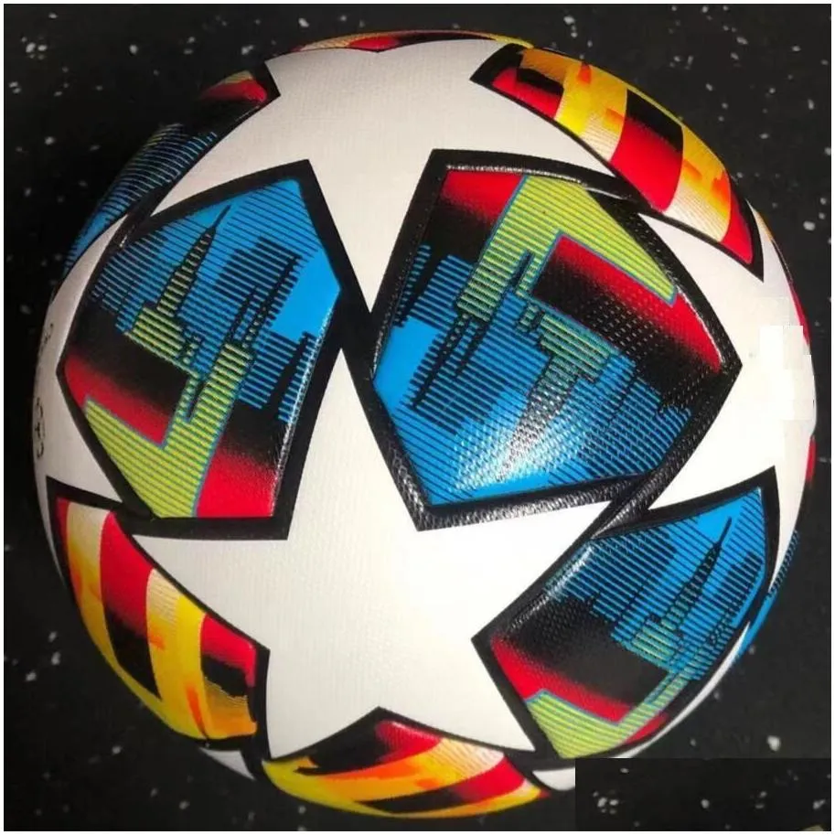 New 23 24 European champion Soccer ball size 5 2023 2024 Final KYIV PU balls granules slip-resistant football