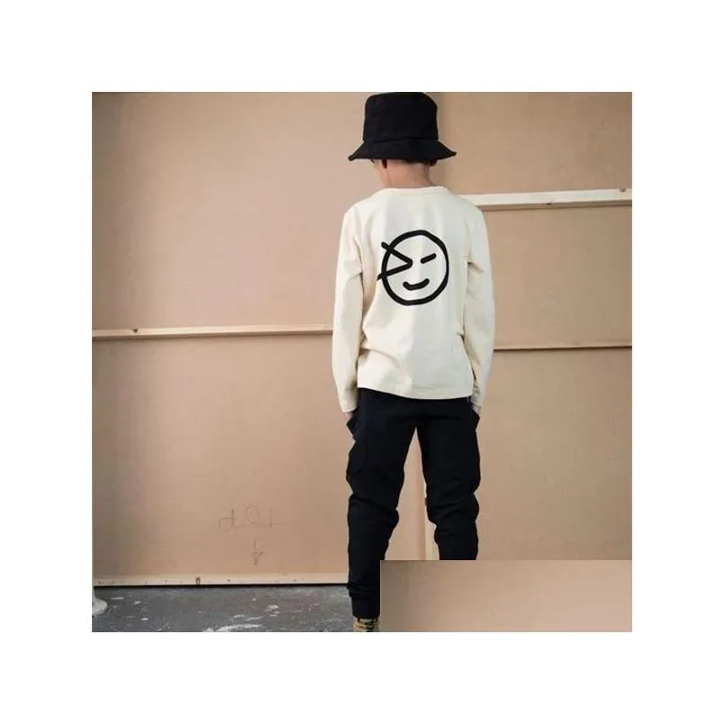 kids sweaters 2020 wynken brand autumn winter boys girls cartoon face print sweatshirts baby children outwear clothes tops x0401