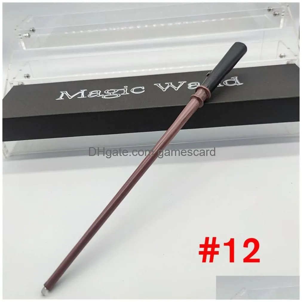 Magic Wand Creative Cosplay S 21 Upgraded Resin Glowing Wands Gift Box240V7060143 Drop Delivery Dhqsl