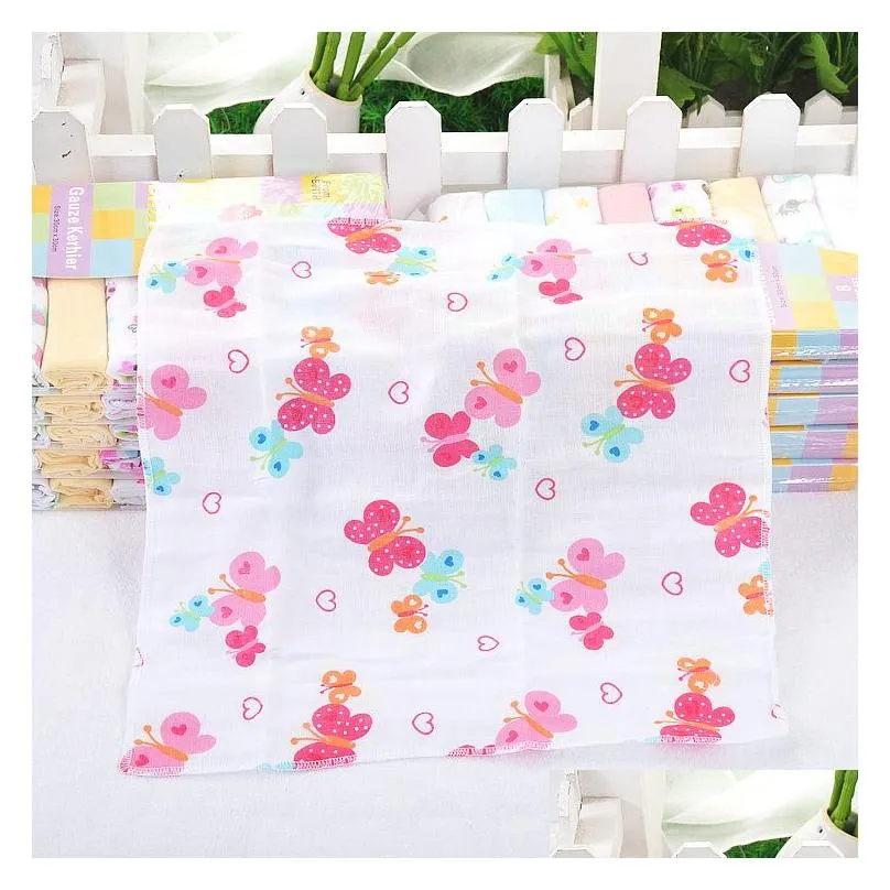 8PC/LOT Baby Handcraf Towels Kerchief Towel Cotton Handkerchief
