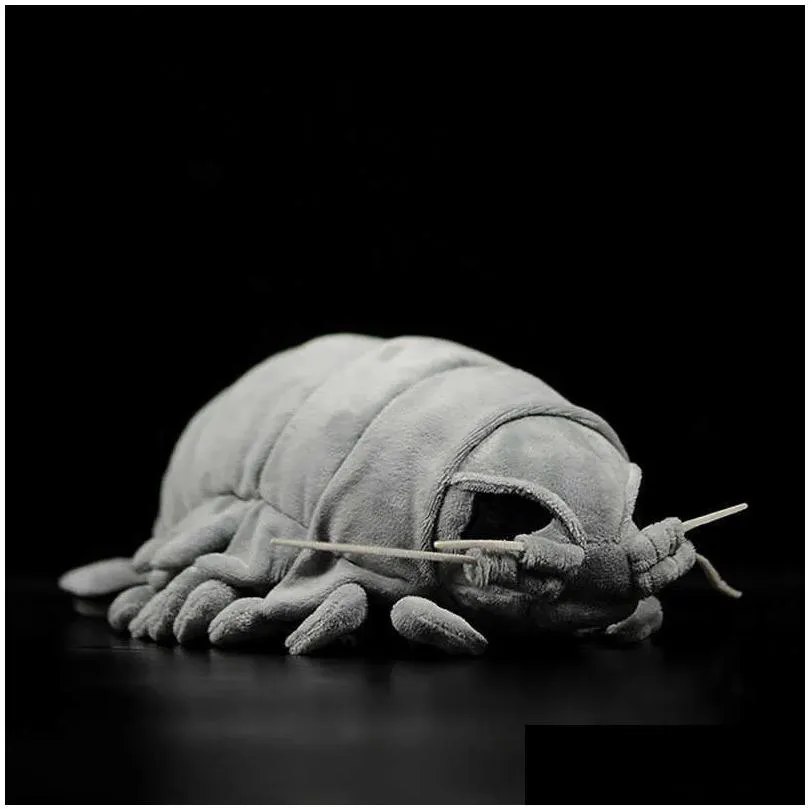 sea creature  isopod realistic stuffed animal toy soft bathynomus giganteus crustaceans plush toy 30 cm long q0727