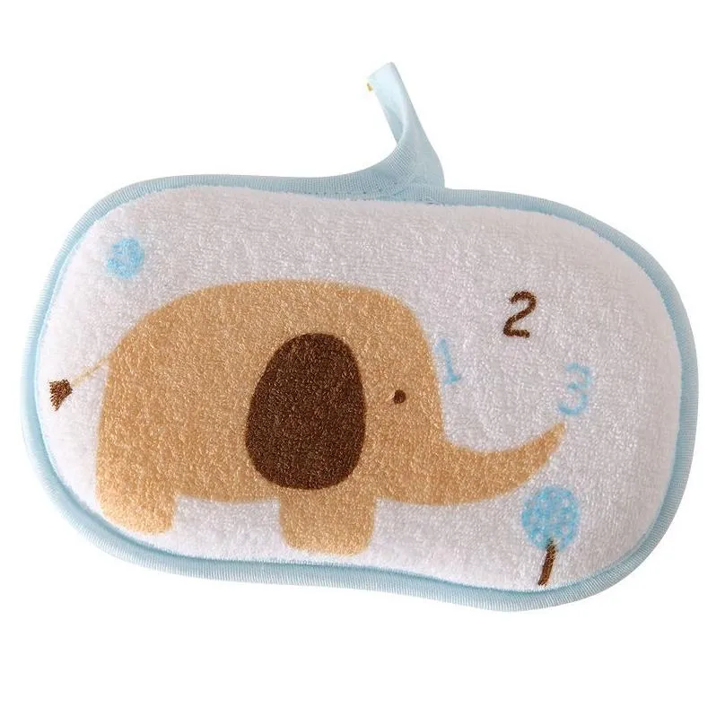 Cartoon Baby Bath Brushes Shower Products Comfortable Soft Towel Accessories Infant Children Wash Sponge Rub Body