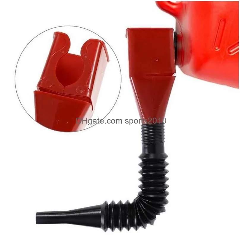 Other Interior Accessories New Telescopic Car Refueling Funnel Engine Oil Gasoline Filter Transfer Funnels Tool Foldable Portable Drop Dh8N5