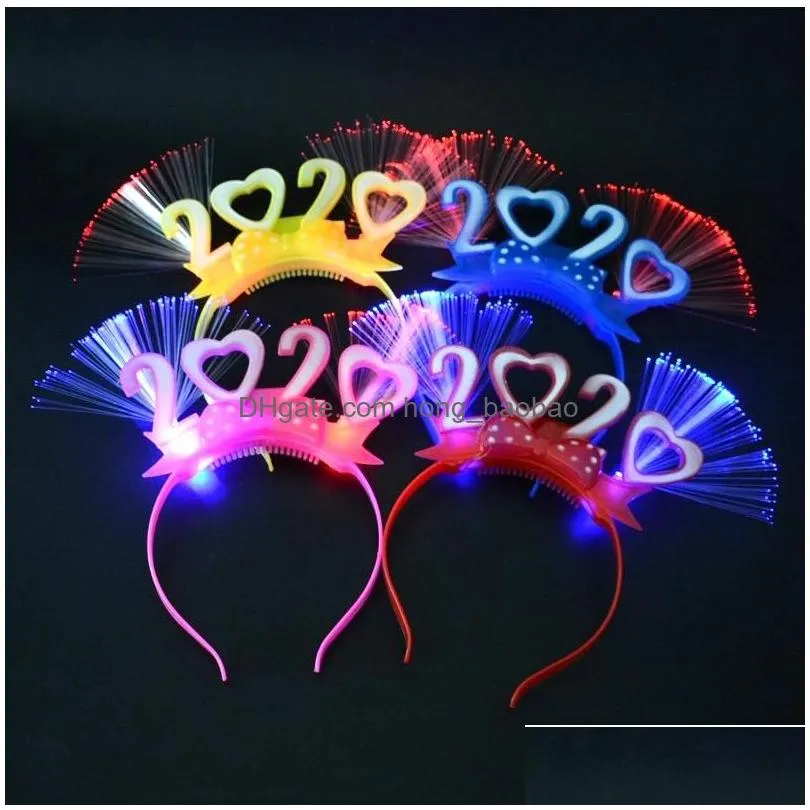 flashing hairpin luminous party decorative light up gift glowing headband festival wedding props headwear decoration