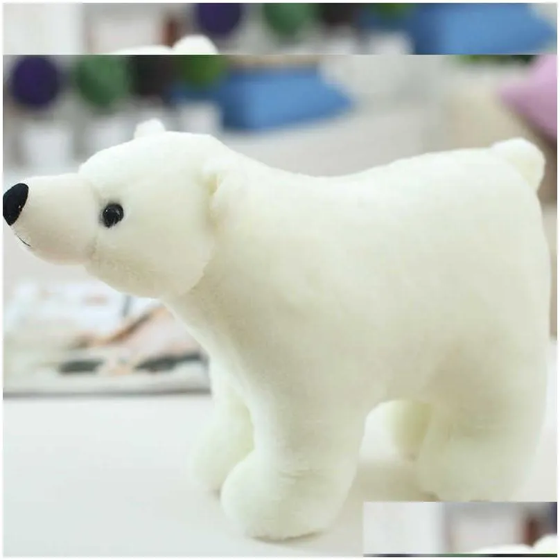 20/25/35/45cm super lovely polar bear family stuffed plush placating toy gift for children m065 q0727