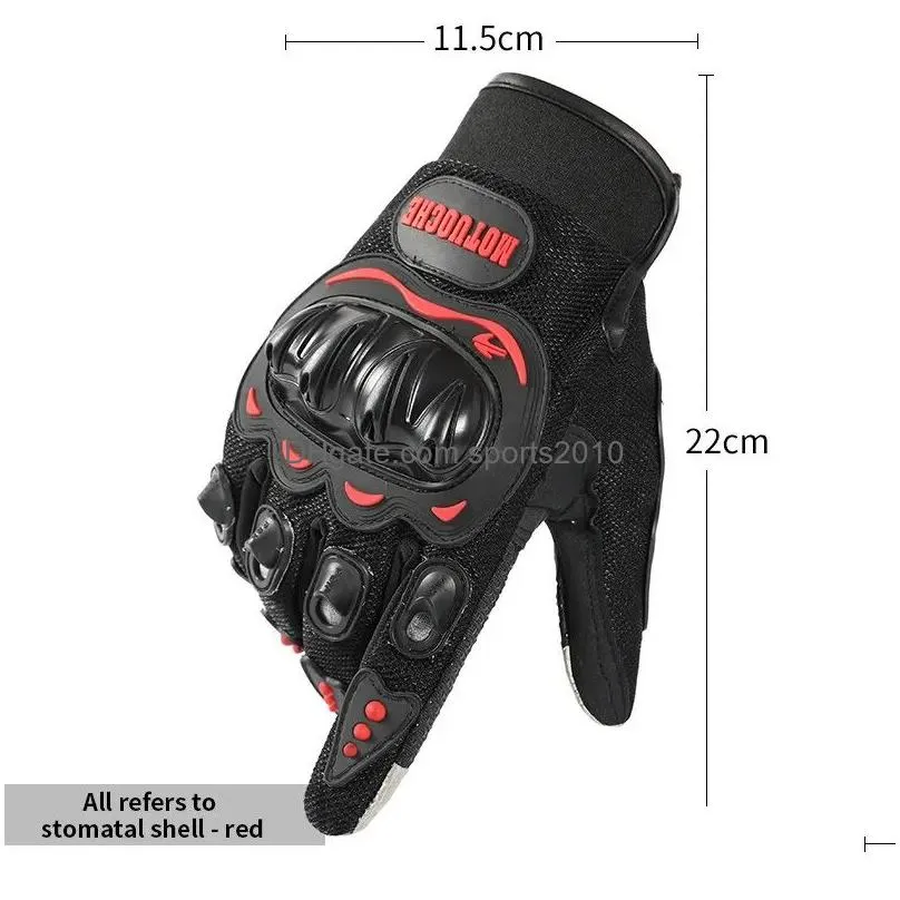 Motorcycle Gloves Mampsee Motorcycle Gloves Both Male And Female Finger Antiffall Waterproof Wind Resistant Season Touch Sn For Drop D Dhkyt