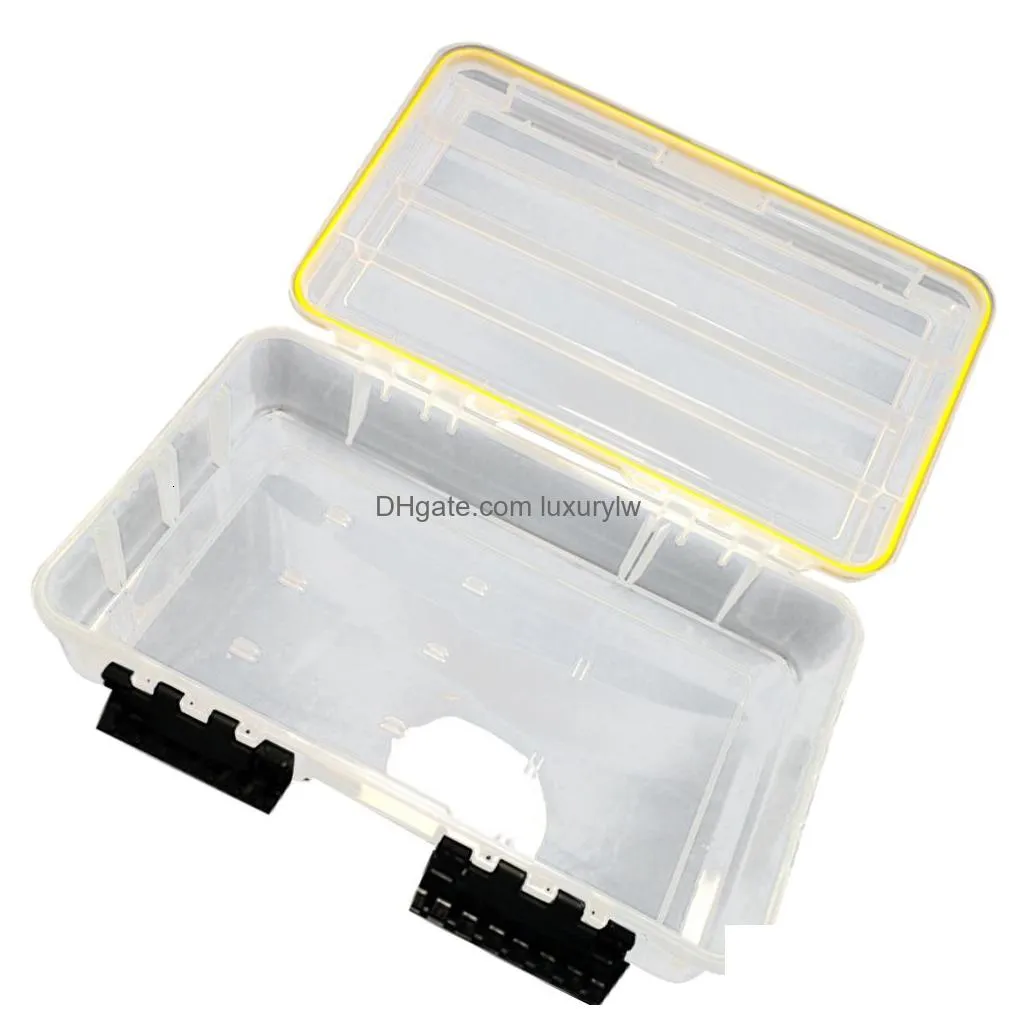 Fishing Accessories Fishing Accessories Waterproof Gear Large Capacity Tools Storage Boxes Hooks Bait Supplies 230707 Drop Delivery Sp Dhklc