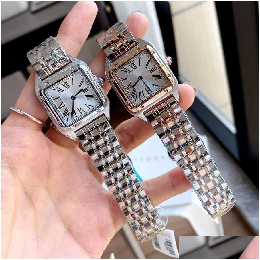 Fashion Brand Watches Women Lady Girl Square Arabic Numerals Dial Style Steel Metal Good Quality Wrist Watch C65