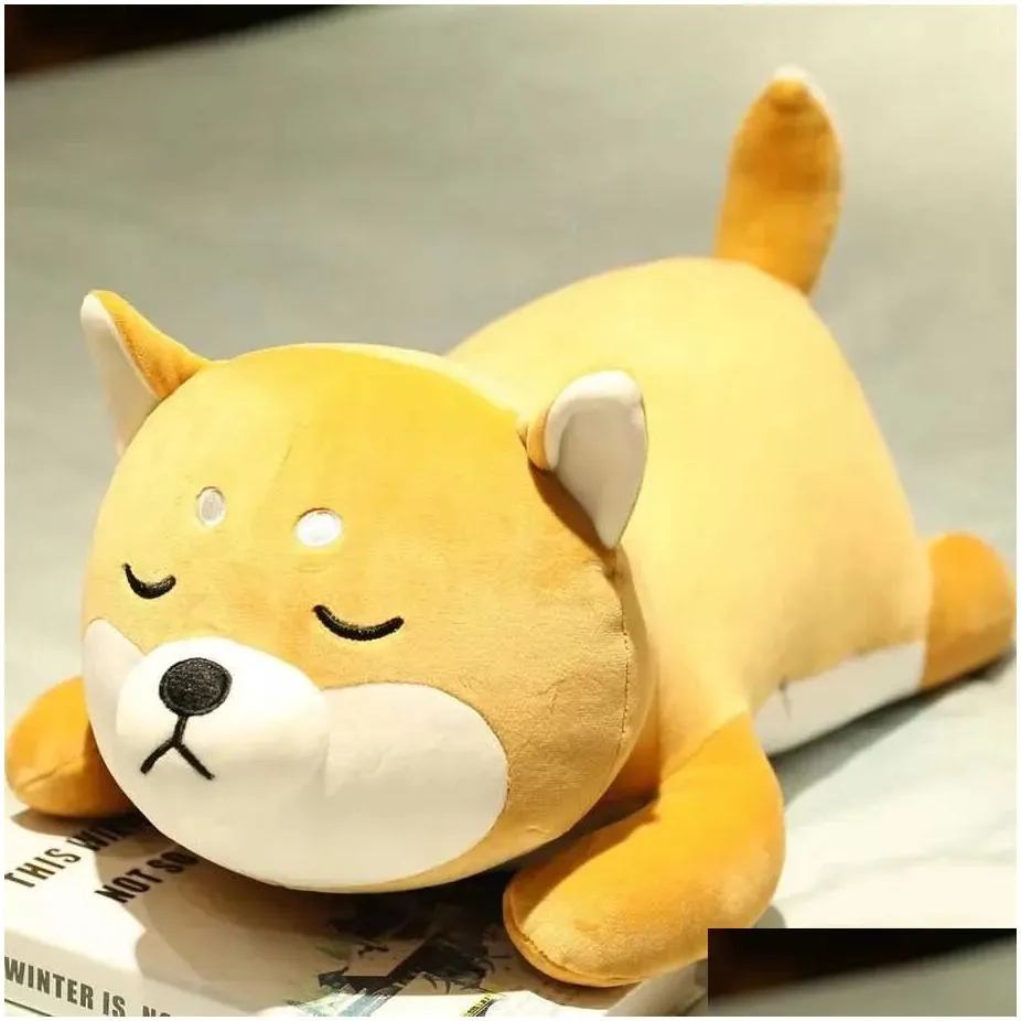 scarlet cat cute fat shiba inu dog plush toy soft kawaii dolls cartoon pillow lovely gift for baby stuffed animals plushies q0727