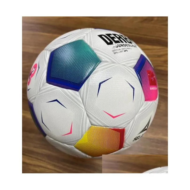 New Serie A 23 24 Bundesliga League match soccer balls 2023 2024 Derbystar Merlin ACC football Particle skid resistance game training Ball size