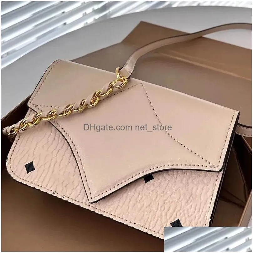 Other Bags Luxury Designer Bag Fashion Envelope Handbag Crossbody Classic Brown Shoder Brand Women Purse Flap Wallet Mens Messenger Dhrjz