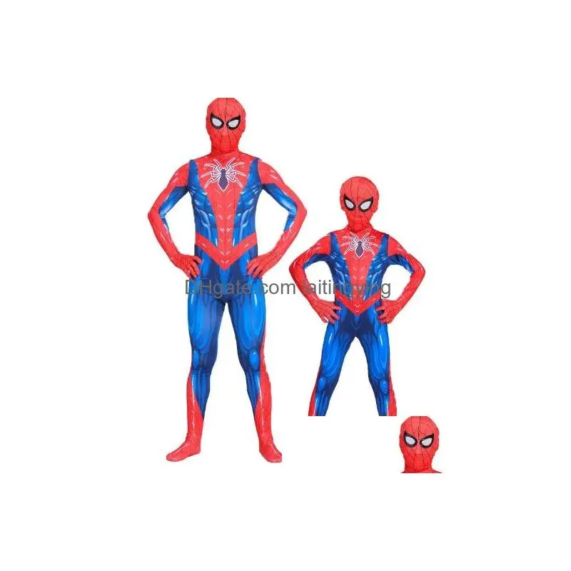 kids grownups cosplay one-piece halloween costume cos play adult children one-piece suit