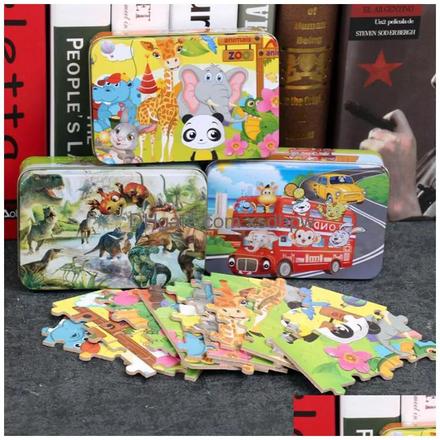  100 pieces wooden puzzle kids cartoon jigsaw puzzles baby educational learning interactive toys for children christmas gifts