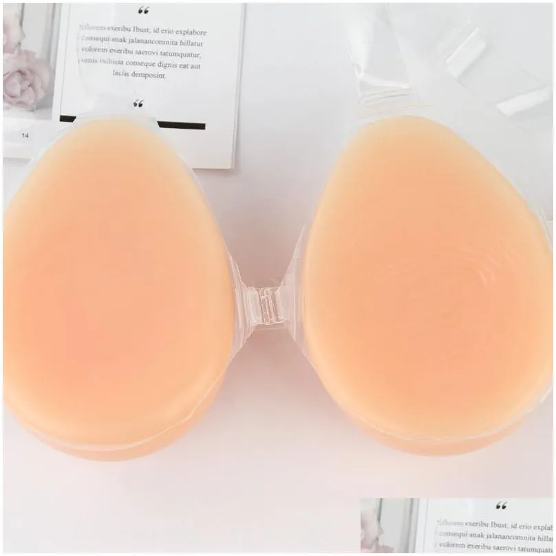 Breast Form Sbt Factory Direct Supply Tear Drop Shape Fake Sile Rubber Breast Soft And Lifelike Artificial Boobs For Cross Dressing Dr Dht2K