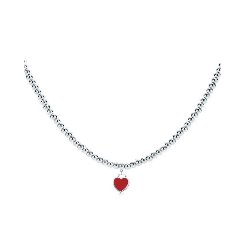 Pendant Necklaces Fashion Designer Necklace Women 925 Sterling Sier Classic Heart Pendant Wholesale Luxury Jewelry With Box Drop Deliv Dhdfq