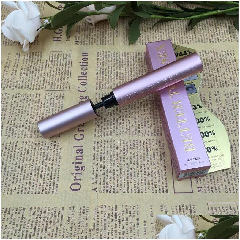 Mascara Top Quallitynew Face Cosmetic Better Than Love Mascara Black Color Long Lasting More Volume 8Ml Masacara Drop Delivery Health Dh0N6