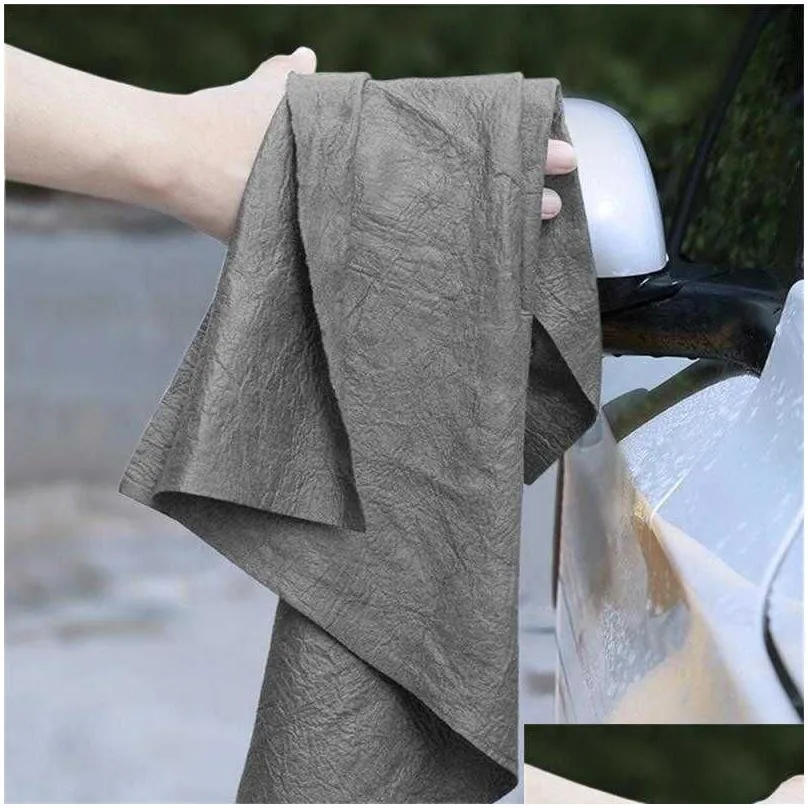 Cleaning Cloths Magic Cleaning Cloth Thickened Mtifunction Thicken Glass Wi No Watermark Reusable Window Rag Kitchen Drop Delivery Hom Dh4Hs