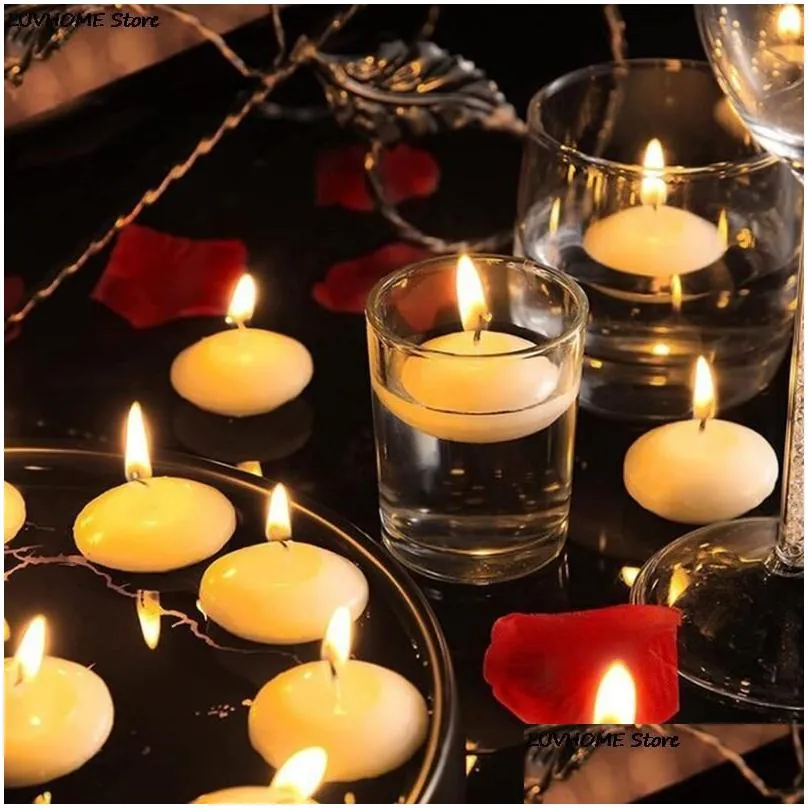 Candles Candles 20Pcs Romantic Floating Wedding Party Supplies Decoration Home Decor Diy 230614 Drop Delivery Home Garden Home Decor Dhcyi