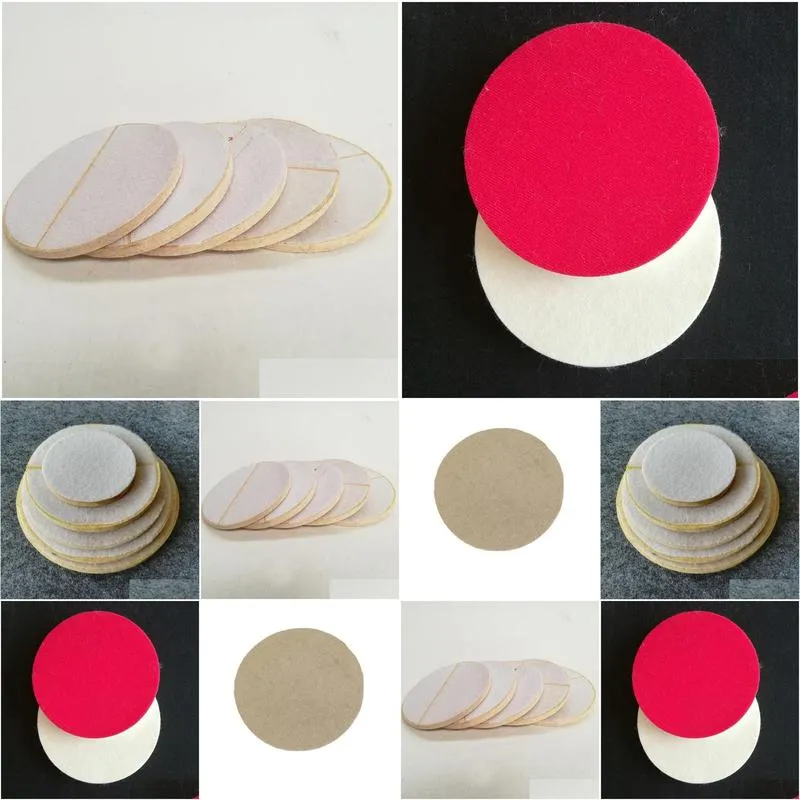 Polishing Pads Flocking Wool Wheel Polishing Felt Grinding Disc Self-Adhesive Pad Drop Delivery Home Garden Tools Power Tools Otijn