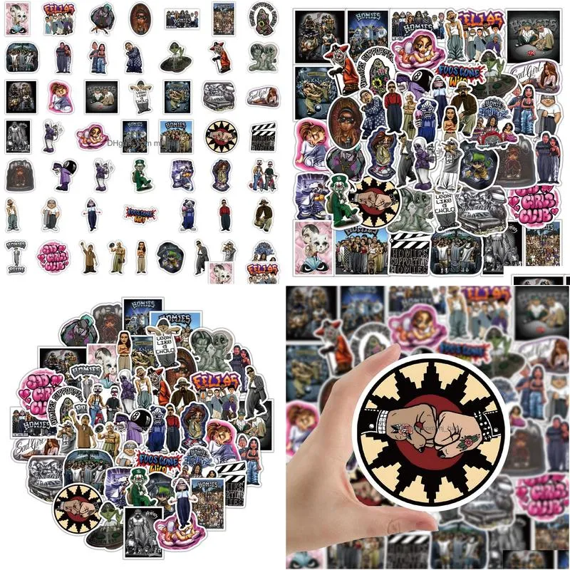 Other Decorative Stickers 50Pcs Homies Stickers Homie Homey Brother Iti Stickerfor Diy Lage Laptop Skateboard Motorcycle Bicycle Stick Dhd62